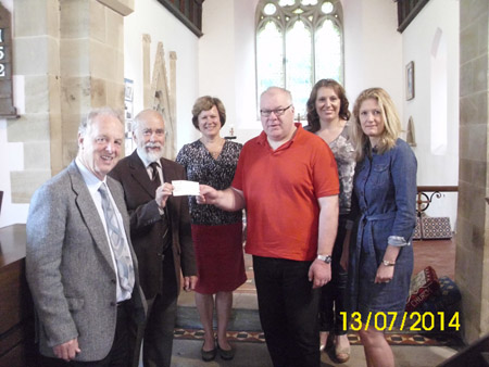 Cheese And Wine Evening Proceeds Presented to Headcase